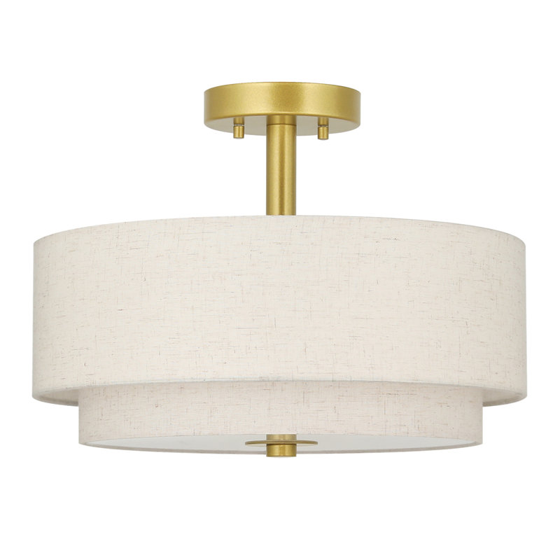 Mercer41 Nichoel Fabric Semi Flush Mount & Reviews | Wayfair